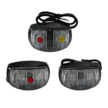 拖挂房车配件E11认证宽电压拖车LED边灯前后示廓侧标志灯消防车灯
