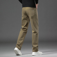 淘宝天猫代发秋冬厚款大码休闲裤男士宽松直筒商务西裤百搭长裤子