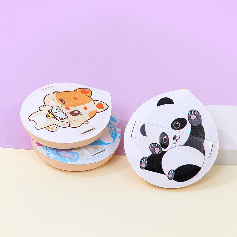 100 puntos de soplo de polvo de algodón de azúcar en forma de gota de agua grande Q bomba maquillaje esponja colchón de aire seco y húmedo fábrica de doble propósito logotipo personalizado