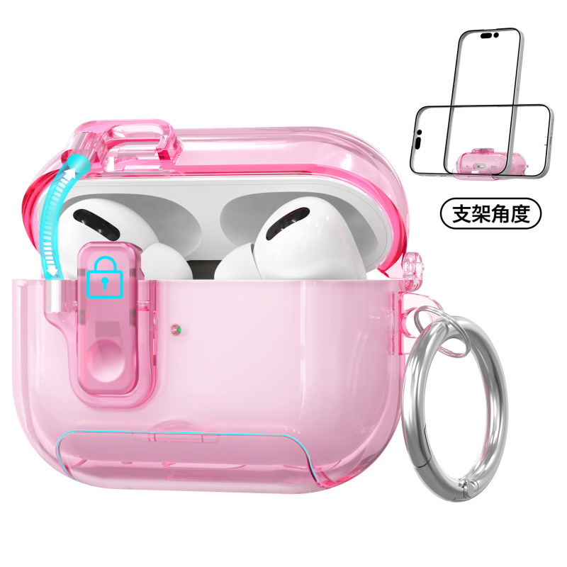 Apple airpods4保護ケース、透明pro2イヤホンソフトケース、airpodspro3イヤホン保護カバーに適しています。|undefined
