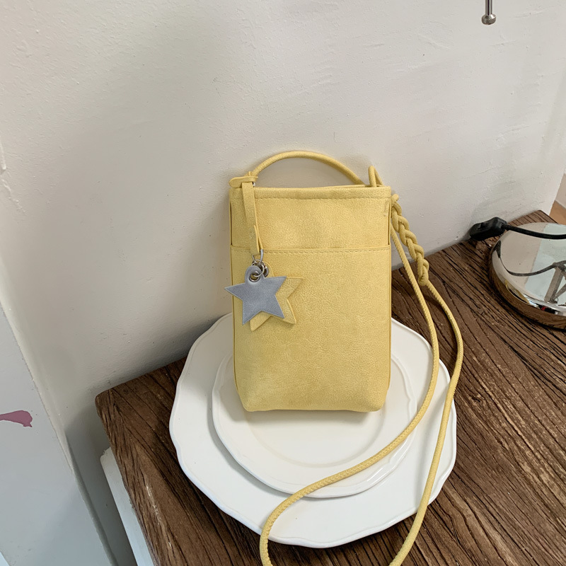 Fresco y dulce bolso de dopamina de moda diaria simple bolso de hombro nicho personalidad de tendencia de viaje bolso móvil