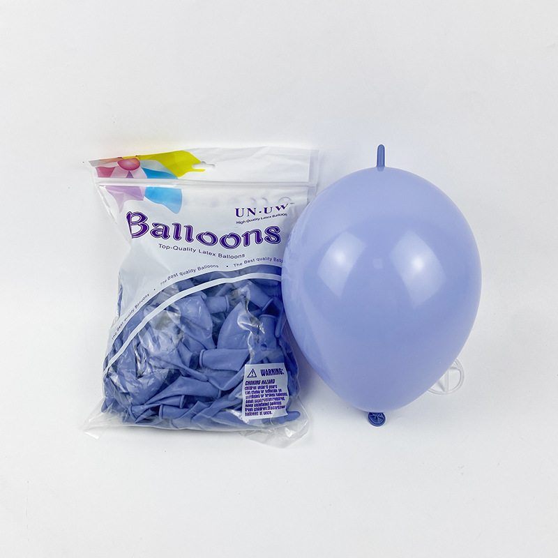 Globos con Cola de 10 Pulgadas para Fiestas, Color Sólido