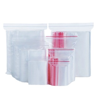 Complete specifications packaging bag in stock transparent self-sealing bag pe dried fruit packaging bag sample sealing bag transparent sealing bag