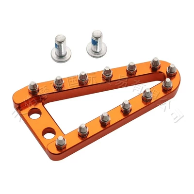 Off-Road Modification, Motorcycle pedals - plane-orange