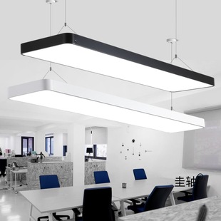 Led Office Chandelier Strip Light Supermarket Gym Barber Shop Shop Lighting Strip Modern Minimalist Lamps