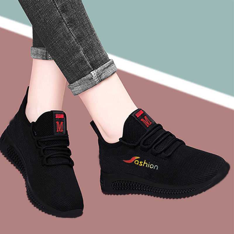 Black work shoes non-slip soft bottom women's shoes middle-aged and elderly mother's shoes long standing not tired work shoes walking shoes women Black work shoes non-slip soft bottom women's shoes middle-aged and elderly mother's shoes long standing not tired work shoes walking shoes women