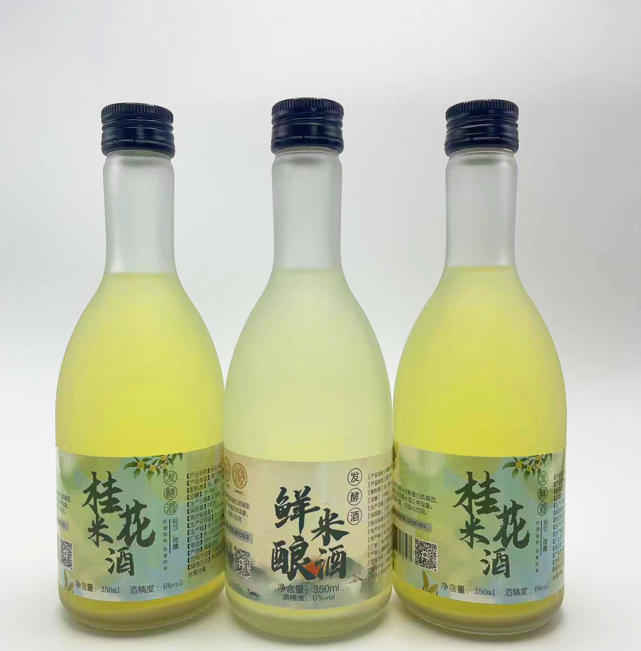 계수나무 막걸리 2병 + 갓 끓인 막걸리 1병 [간이포장] - 3병 - 350ml