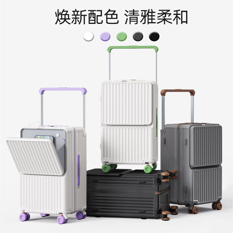 28inch Large Travel Suitcase, Large Capacity Side-Opening Luggage Case, Sturdy and Durable Custom Password Lock Suitcase