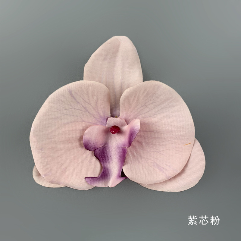 金色蝴蝶兰花头绢花直径假花diy头饰花花景观花墙造型花艺绿植|undefined