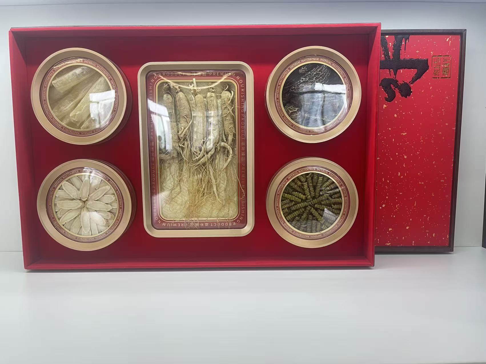 Premium Five Herb Gift Box Dendrobium Morel American Ginseng Ginseng Fish Maw 1500g Nourishing Soup Set key features
