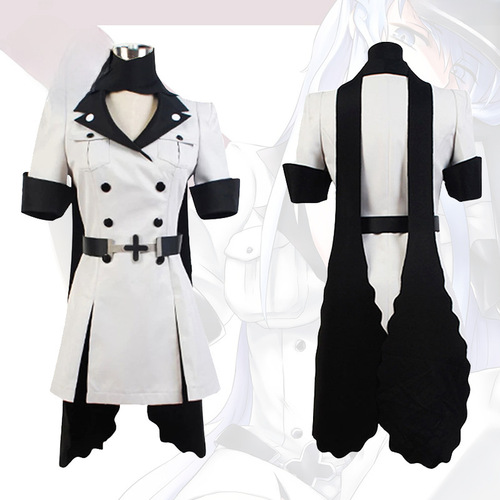 Anime cosplay, Ao no Exorcist Asu Delesu costume set, full women's outfit