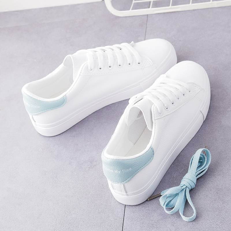 White Shoes Women's 2021 Spring and Autumn New Fashion Flat Sneakers Student Breathable Women's Shoes Internet Celebrated Single-layer Shoes Casual White Shoes White Shoes Women's 2021 Spring and Autumn New Fashion Flat Sneakers Student Breathable Women's Shoes Internet Celebrated Single-layer Shoes Casual White Shoes