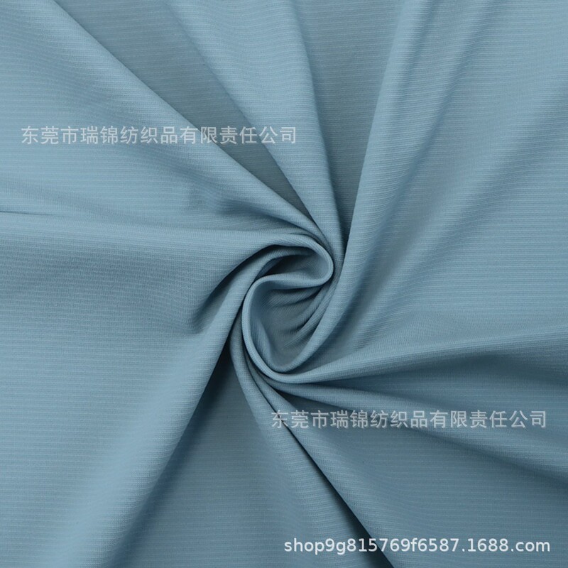 Spring and Summer 190g Feile Striped Nylon Spandex Quick-Drying Breathable Sports Yoga Casual Wear T-Shirt Polo Shirt Fabric