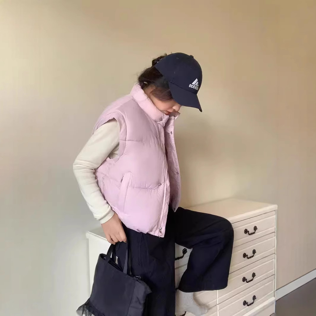 Mangas desmontables dos vestidos de algodón abrigo de ropa de algodón de invierno corto de 2024 nueva chaqueta de algodón cuello de pie ropa de pan grueso image 4