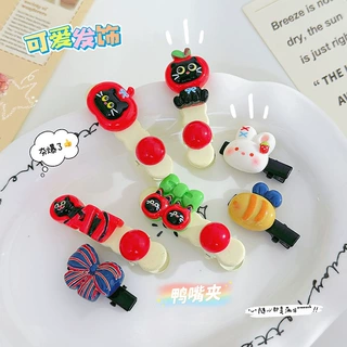 儿童卡通小发夹侧边碎发刘海夹女孩甜美可爱bb夹创意造型头饰批发