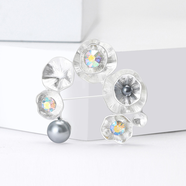 matte brooch