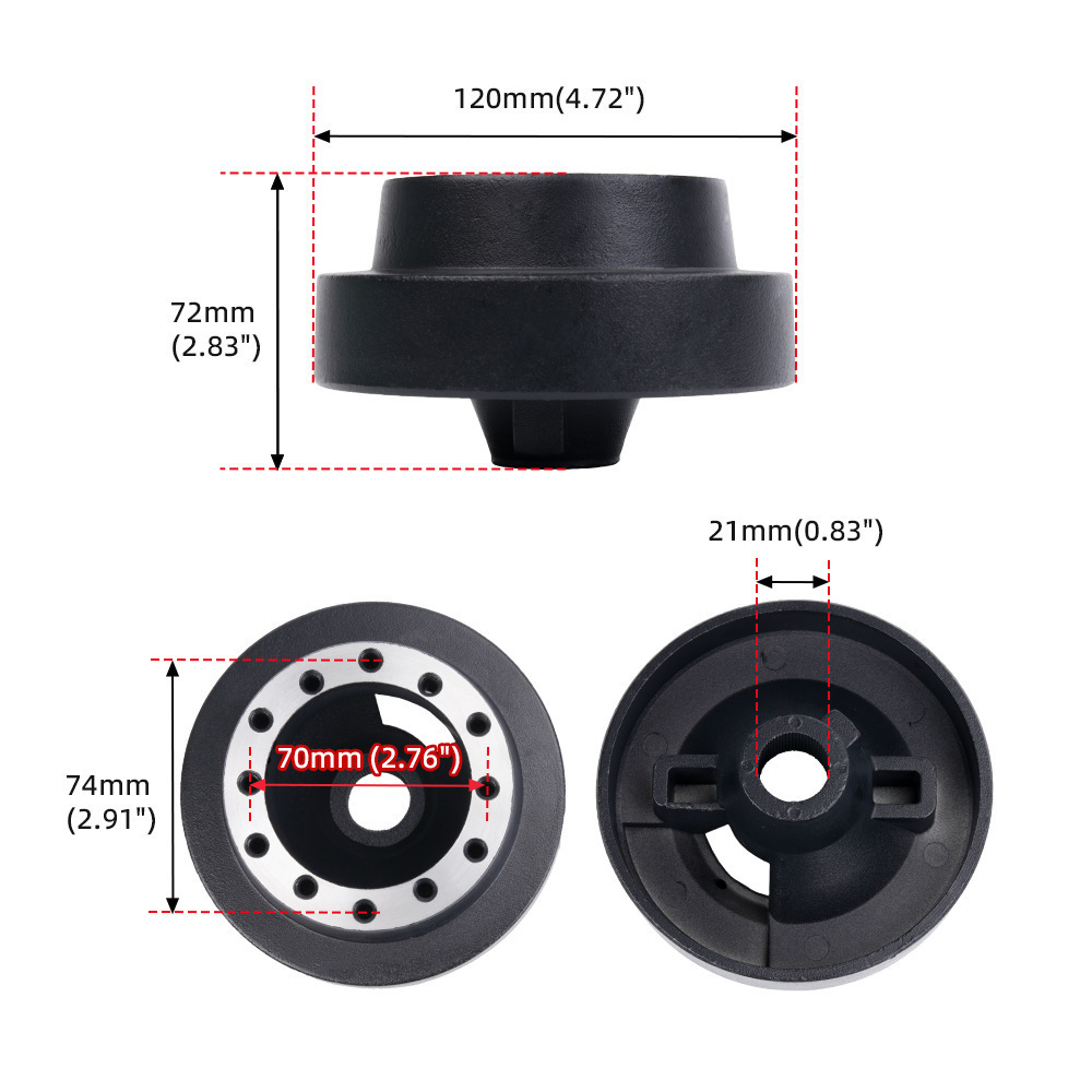 Cross-Border Car Modification Parts Steering Wheel Base Connector Suitable for Bmw E46 M3 328I 325I