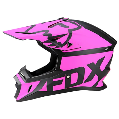 Motosiklet kaskı (dəbilqə) — Helmet for Men and Women - fdx-matte-powder-s-code-55-56