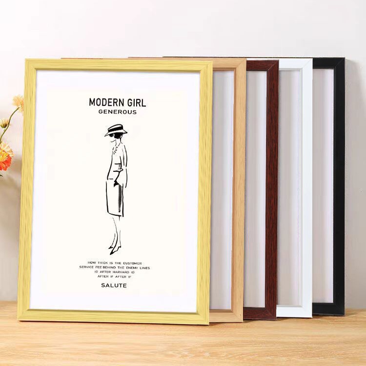 Picture Frame Photo Frame Self-Assembled Oil Painting Frame Ornaments Wall Hanging Ornaments Desktop Simple Size Imitation Wood Wholesale Picture Frame Photo Frame Self-Assembled Oil Painting Frame Ornaments Wall Hanging Ornaments Desktop Simple Size Imitation Wood Wholesale