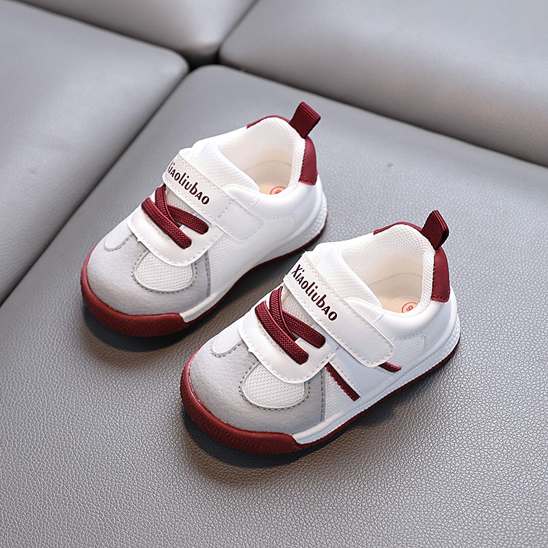 Zapatos para niños, zapatos deportivos de primavera y otoño, zapatos deportivos para niños y niñas, zapatos blancos, zapatos para bebés de suela blanda, zapatos individuales, zapatos Dexun