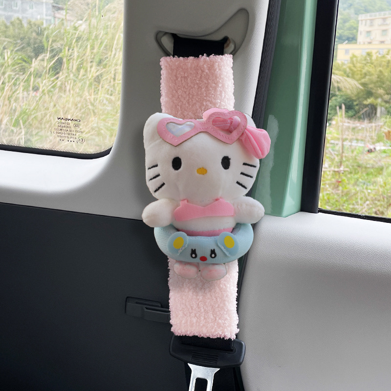 Funda Protectora para Cinturón de Coche de Felpa para Cinturón de Seguridad