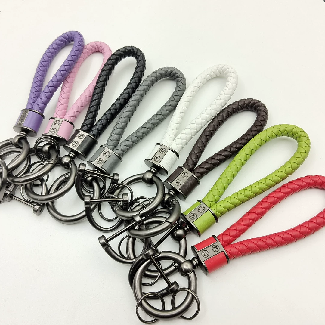 Handmade Creative Woven Pendant Keychain - Stylish Black Keychain by 德信, Perfect for Wholesale! -> Ручной творческий плетеный кулон брелок - стильный черный брелок от 德信, идеальный для оптовой торговли!