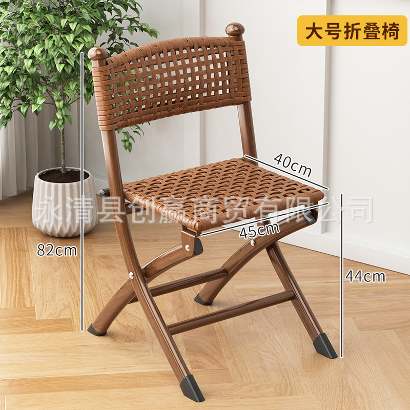 접이식 의자-노란색 배 색상-대형