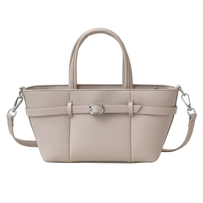 Bolso femenino 2025 nuevo patrón de lichi retro bolso de mensajero de un solo hombro para viajes diarios