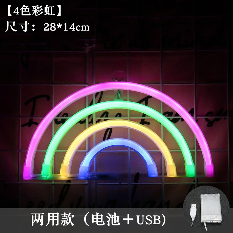 Lámpara de neón LED modelada luz nocturna dormitorio rojo en línea pared decoración lámpara de fiesta de cumpleaños atmósfera lámpara de color