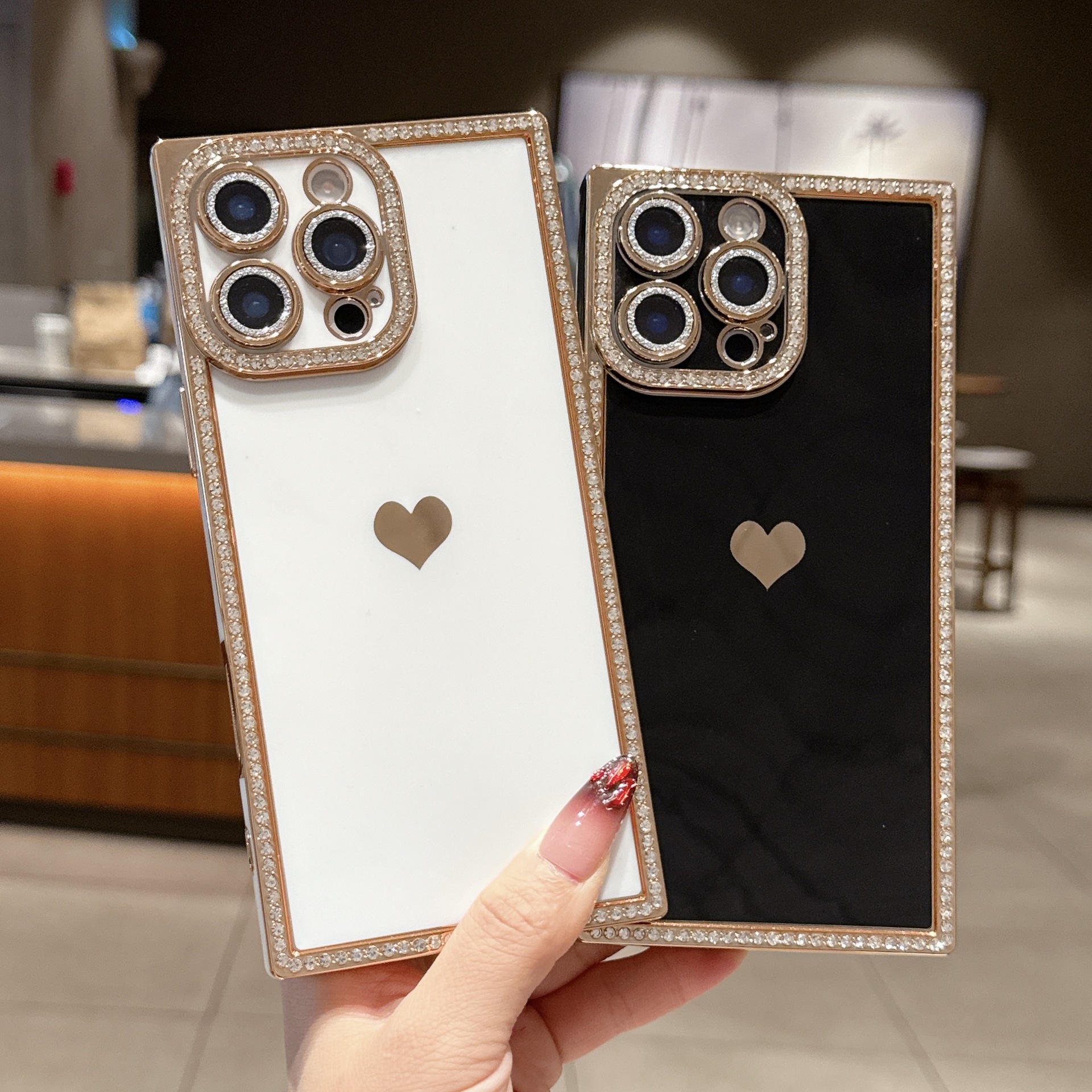 Coque Iphone 17 Avec Bordure Électroplaquée Miroir Anti-chute_voghion.com