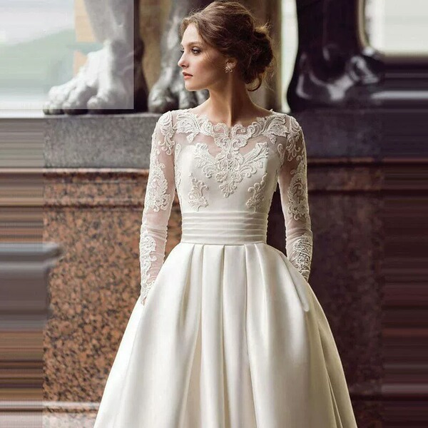 elite lace fitted wedding dress