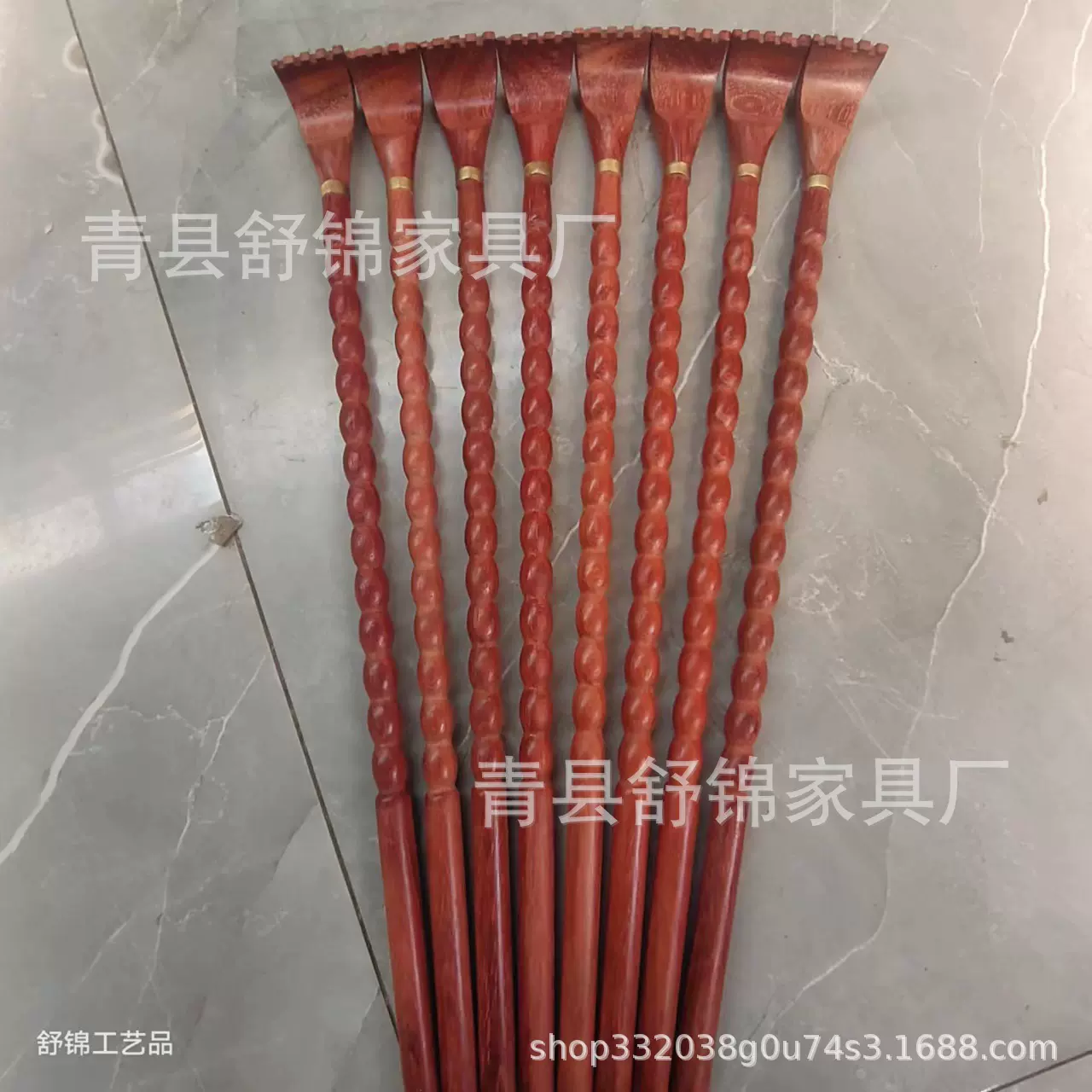 厂家供应 鸡翅木珠子挠红花梨痒痒挠 家用方便痒痒挠 现货木艺