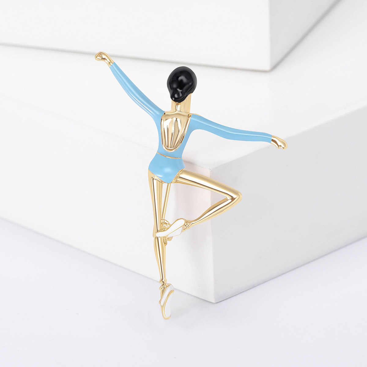 Casual, Holiday, Stage Occasion Novelty Pin Ballet Girl Alloy Enamel Women's Brooches