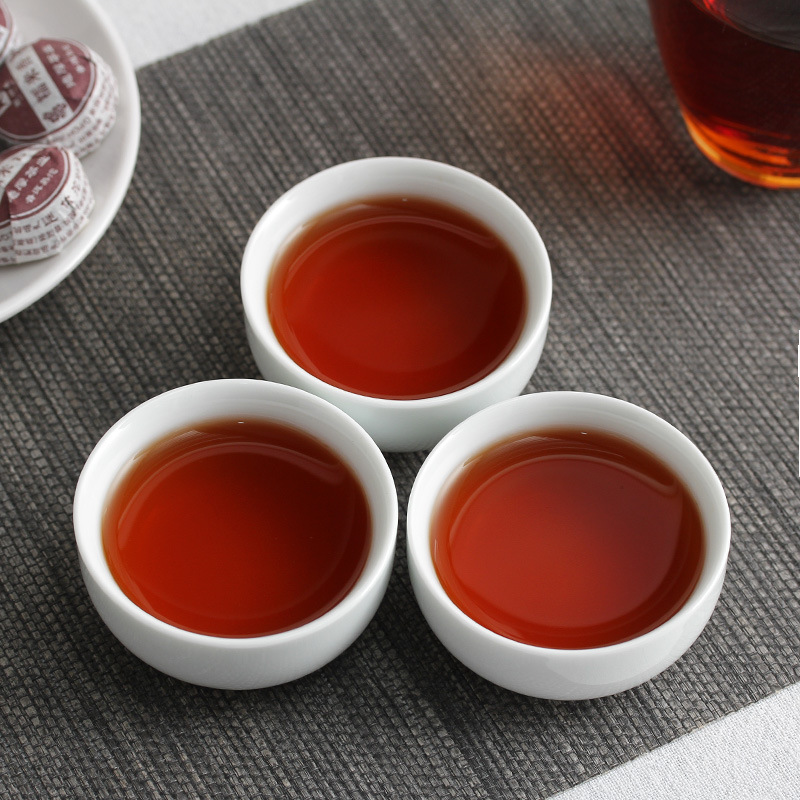 찹쌀향 미니 보이차 숙성차 500g 벌크