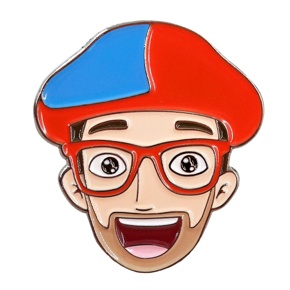 Teacher Enamel Pin Retro Children's Program Educator Billy Pi Lapel Pin Cartoon Jewelry Gift