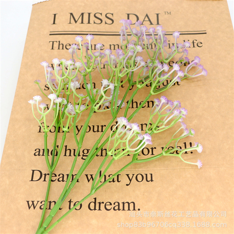 Ramo flores artificiales brillante decoración boda hogar