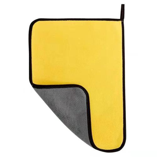Internet celebrity thickened car wash towel, water-absorbent car wiper, special glass non-shedding deerskin rag, tools, car supplies