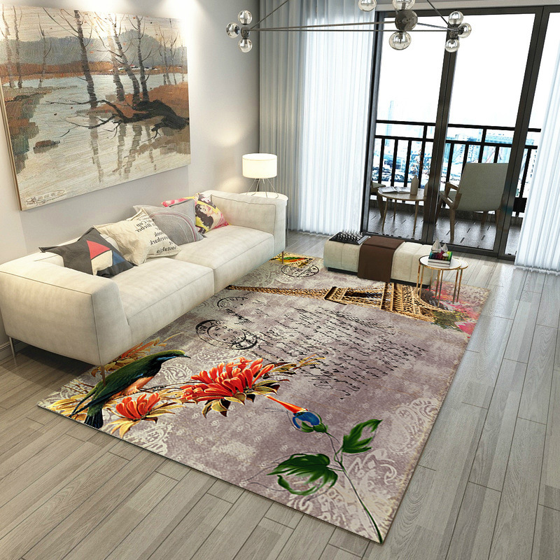 水晶绒地毯,卧室地毯,满铺地垫,装饰地毯