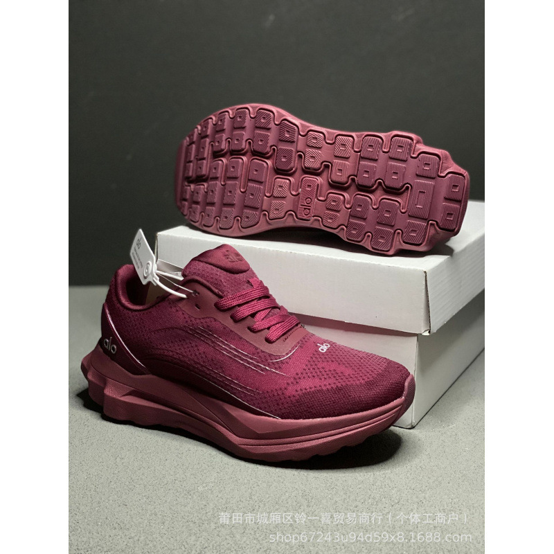 Cross-border Alo Runner Jin Zhixiu lujoso ligero conjunto completo de zapatos deportivos casuales de malla transpirable ultraligero para hombres y mujeres
