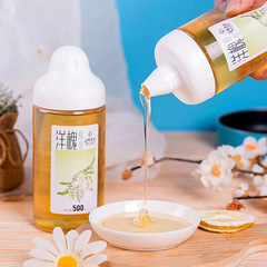 Honey, wild honey, natural and pure, acacia honey, farm-produced, mixed honey, squeezed into a bottle, factory wholesale, 500g