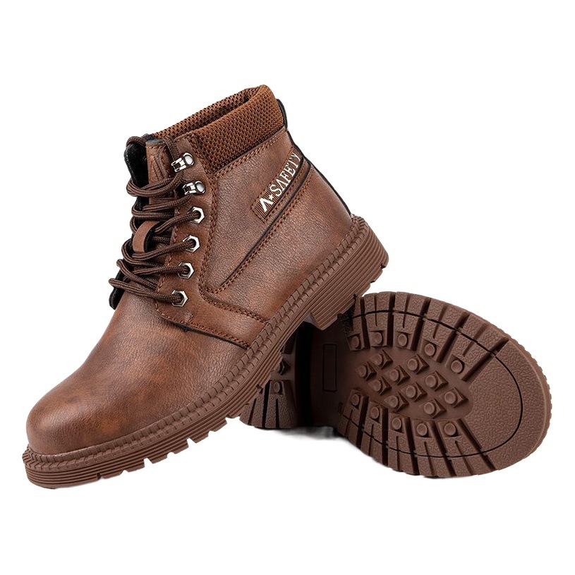 Zapatos de protección laboral, zapatos de seguridad antiaplastamiento y antipinchazos, zapatos protectores de suela blanda, zapatos de trabajo ligeros de gran tamaño para hombre, resistentes al desgaste