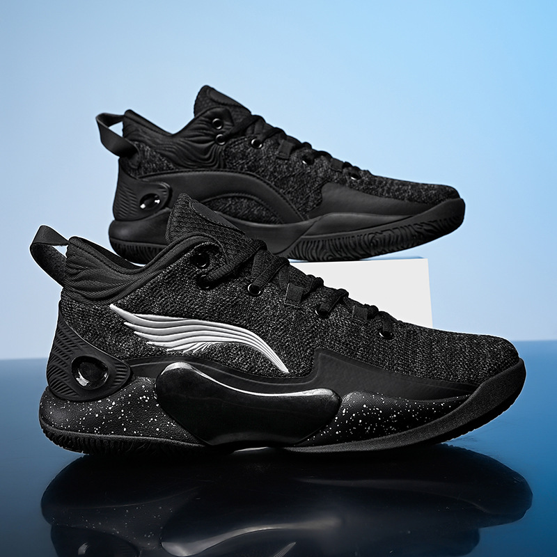 Zapatos de baloncesto transpirables de malla de alta calidad 18 fricción resistente al desgaste 17 zapatos juveniles