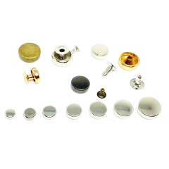 Wholesale Gao Ping Collision Nail Box Bags Clothing DIY Metal Accessories Chess Pieces Mother Pop rivets Shoes Decorations High Head Wheel Covers