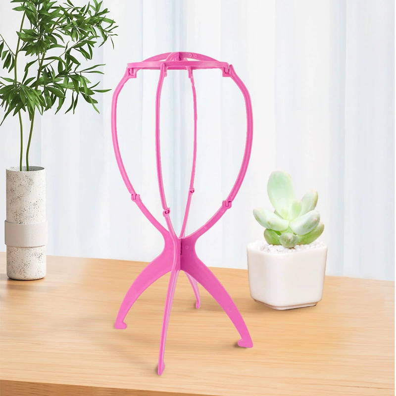 Складной кронштейн для парика Вертикальный съемный пластиковый кронштейн для размещения головного убора Уход за париком Аксессуары для инструментов для хранения