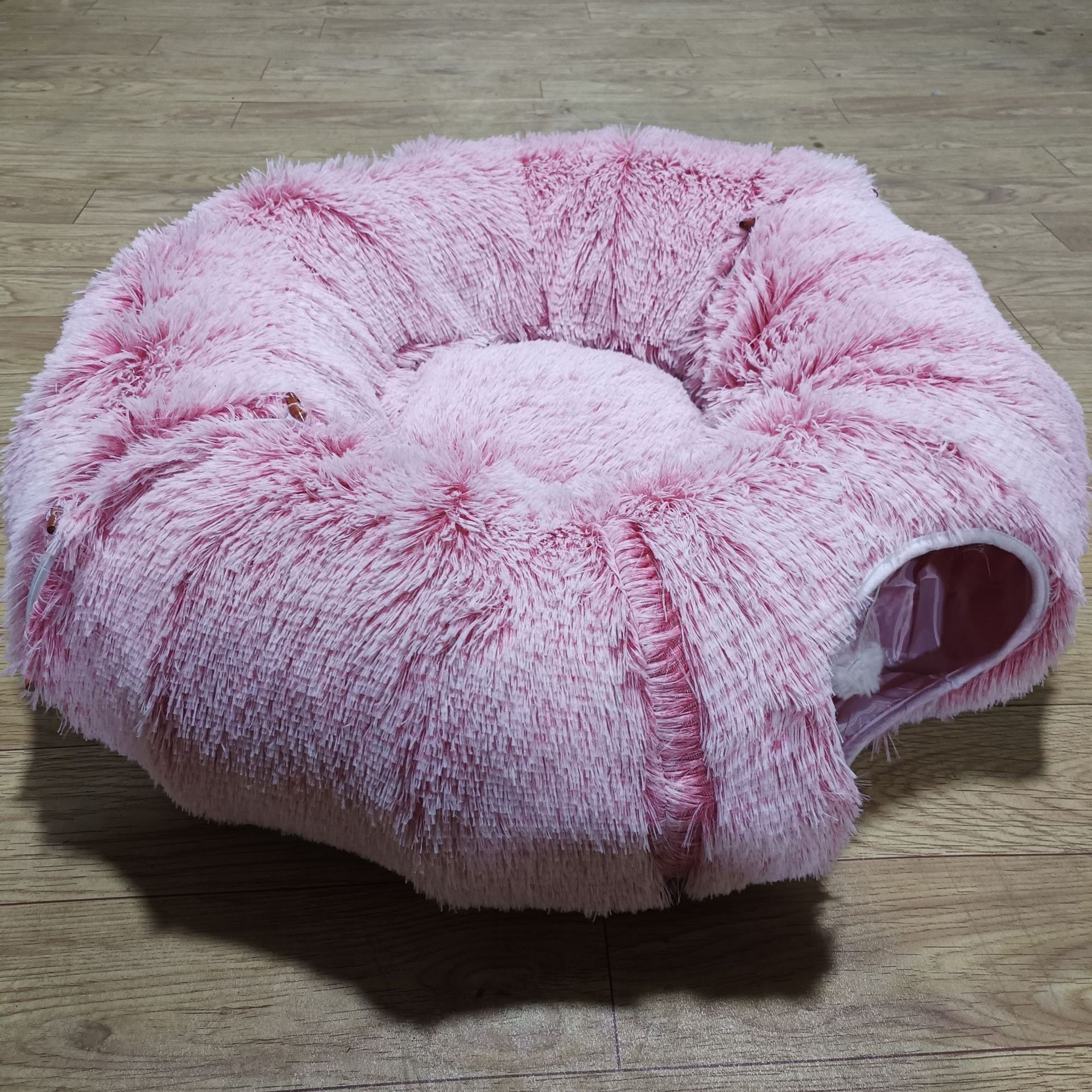 Invierno gato túnel felino calentamiento felino fel