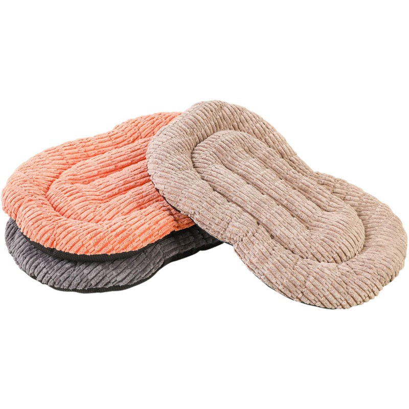 Biscuit perrera de pana de invierno gato estera de dormir antideslizante estera de perro caliente cama transfronteriza perro alfombra multicolor