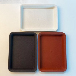 Odorless Frosted Resin Thickeneded Plastic Rectangular Flower Pot Tray Water Basin Tray Flower Tray Base Plant Maintenance