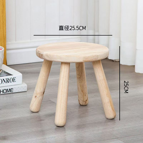 実木の低い腰掛けの家庭用の小さい腰掛けの子供の腰掛けのソファーの足の腰掛けの客間のお茶のいくつかの腰掛けは簡単に靴の腰掛けを変えます。|undefined