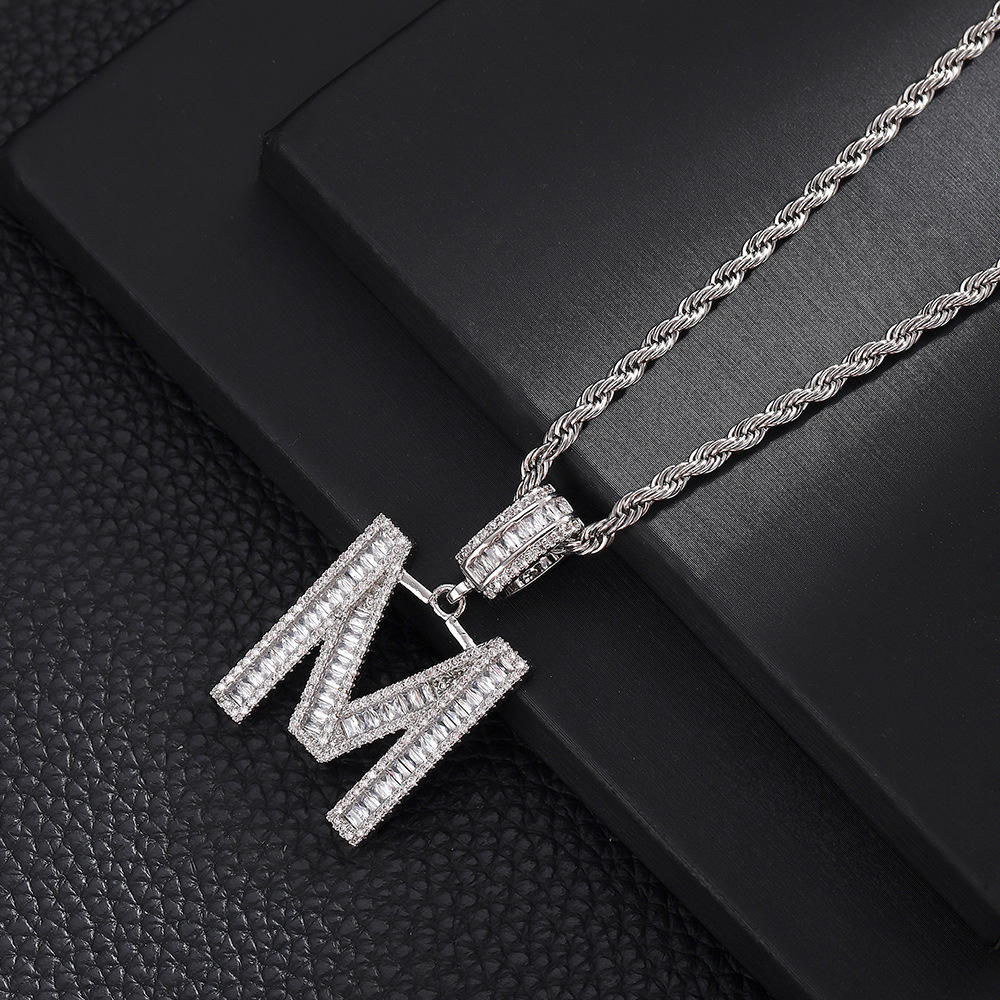 M + 20inch Twist Chain (silver)