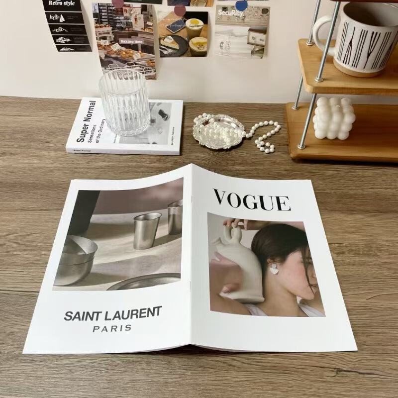 Scandinavian Home Magazine Cover Props Model Posing Decoration Photo Photography Props Book Ins Style Clothing Store